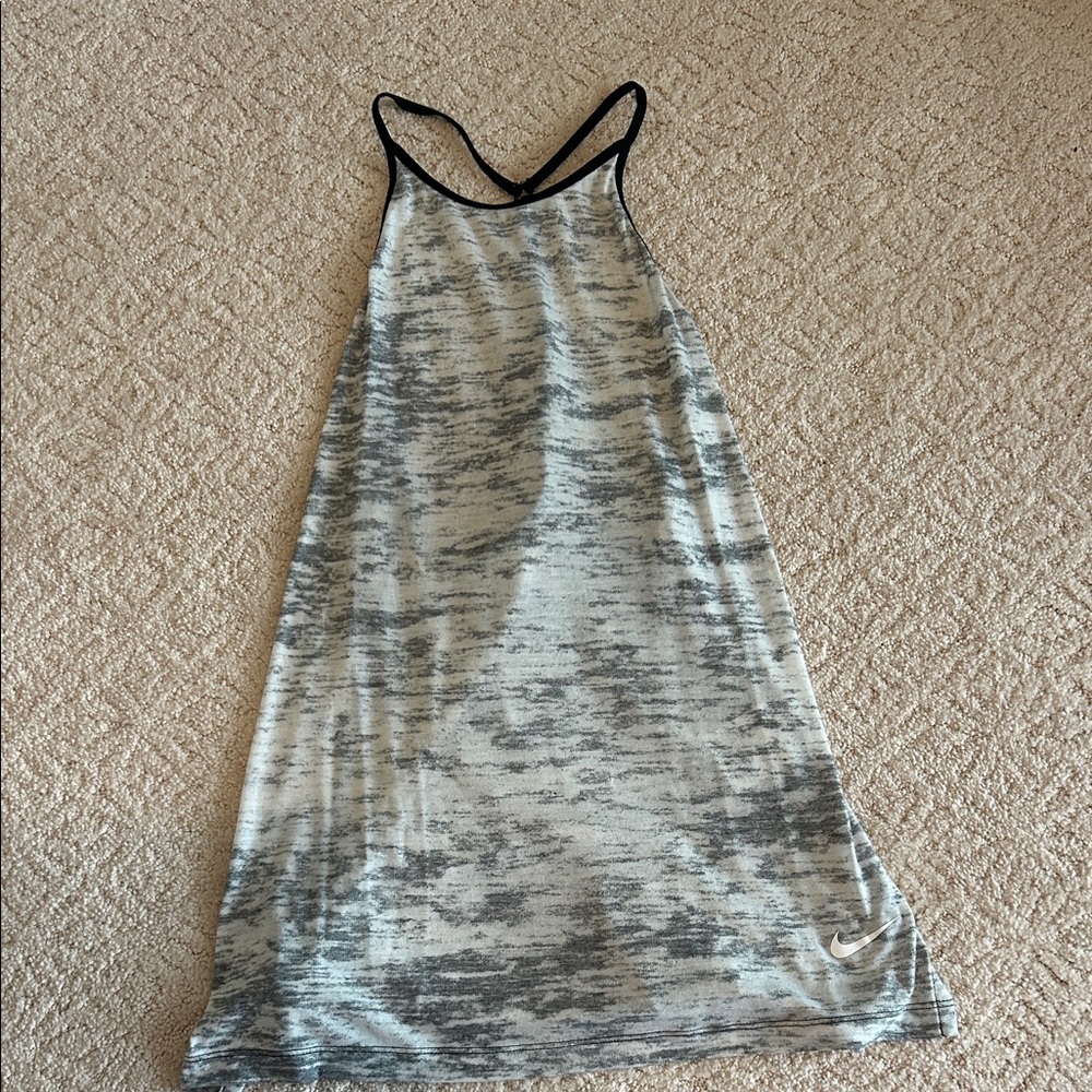 Nike Grey Racerback Tank Top